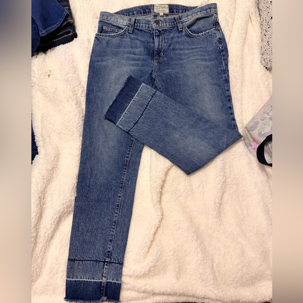 Current/Elliott Blue Ankle Jeans size 28 (relaxed oversized fit)
